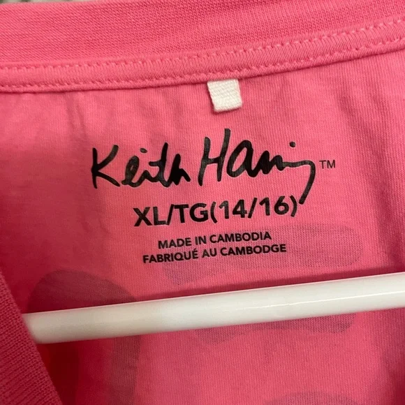 Pink Keith Haring Tee - Picture 3 of 5